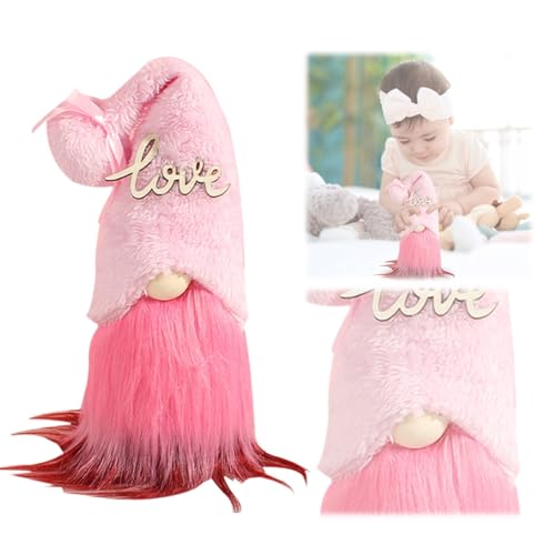 Doll Costume Niedliches Set mit Osterzwergen, Hasen und Feenfiguren für den Garten – handbemalte Osterdekoration aus Kunstharz für den Tisch zu Hause oder Doll Costume (I, 25cm) von Generisch