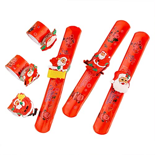 Doll Costume Santa Luminous Armband Armband Kinder Weihnachtsdekoration Handgelenk Weihnachtsfeier Dekorationen Kinderarmband Doll Costume (Red, One Size) von Generisch