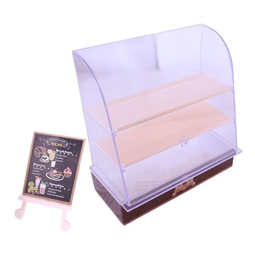 Doll House Bakery Display, Miniaturbrot Display,Doll House Bakery Display Schrank - Playhouse Store Szene Dekoration für Kinder Mädchen Erwachsene Kinder Familie Familie von Generisch