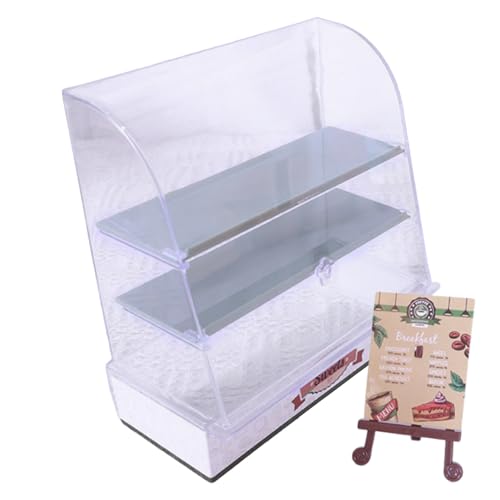 Doll House Bakery Display, Miniaturbrot Display | Bread Shop Model Cabinet,Playhouse Store Szene Dekoration für Kinder Mädchen Erwachsene Kinder Familie Familie von Generisch
