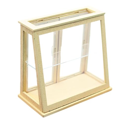 Doll House Miniature Cake Cabinet, Store Display Case, Bakery Shelf Model, Clear Showcase Stand, Figurine Mansion Accessories, 1.57x2.95x2.76 Inches, Ideal for Pie Organization Doll House Miniature Cake Cabinet, Store Display Case, Bakery Shelf Model, Clear Showcase Stand, Figurine Mansion Accessories, 1.57x2.95x2.76 Inches, Ideal for Pie Organization von Generisch