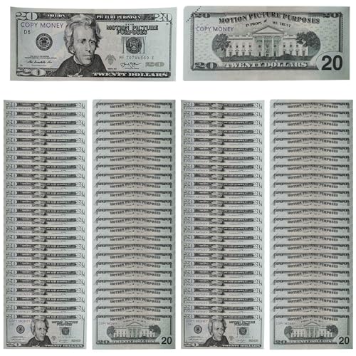 Dollar Bill Banknote - Fake Dollars Banknote - Spielgeld Für Kinder Reisespielzeug Für Frauen Mädchen Jugendliche Männer Väter Dollar Bill Banknote - Fake Dollars Banknote - Spielgeld Für Kinder Reisespielzeug Für Frauen Mädchen Jugendliche Männer Väter von Generisch