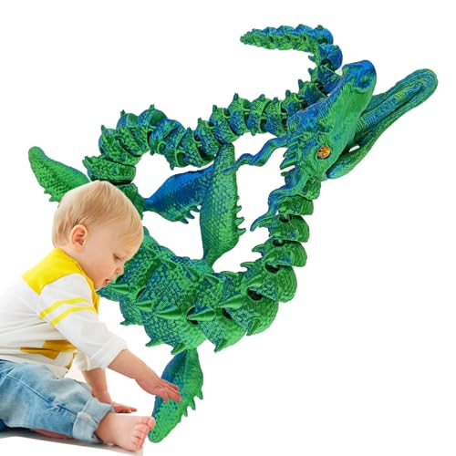 Drache 3D gedruckt,3D-Druck Drache,3D-Drachen mit flexiblen Gelenken | Voll bewegliches 3D-gedrucktes Drachen-Zappelspielzeug für Erwachsene, und Kinder Drache 3D gedruckt,3D-Druck Drache,3D-Drachen mit flexiblen Gelenken | Voll bewegliches 3D-gedrucktes Drachen-Zappelspielzeug für Erwachsene, und Kinder von Generisch