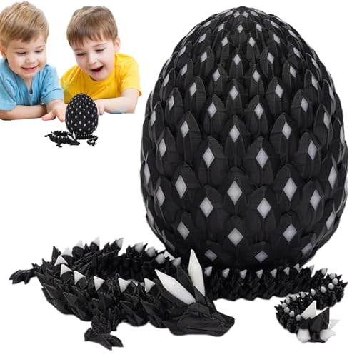 Drachenei 3D-Druck - Osterkorb Füller Für Kinder Und Erwachsene | Osterkorb-Füller, Schreibtischfigur Basteldekoration Für Und Mädchen Drachenei 3D-Druck - Osterkorb Füller Für Kinder Und Erwachsene | Osterkorb-Füller, Schreibtischfigur Basteldekoration Für Und Mädchen von Generisch