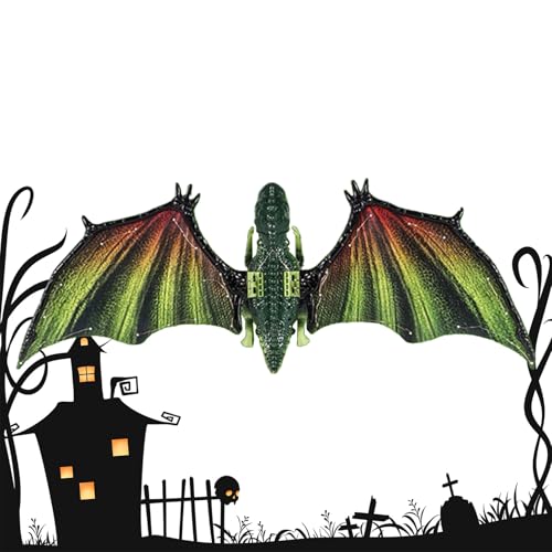Dragon Wings, Electric Dinosaur Toy, 32.28x11.81 Inches LED Musical Accessory, Realistic Costume Piece for Boys Toddler Birthday Christmas Halloween Party and Imaginative Playtime During Festive Dragon Wings, Electric Dinosaur Toy, 32.28x11.81 Inches LED Musical Accessory, Realistic Costume Piece for Boys Toddler Birthday Christmas Halloween Party and Imaginative Playtime During Festive von Generisch