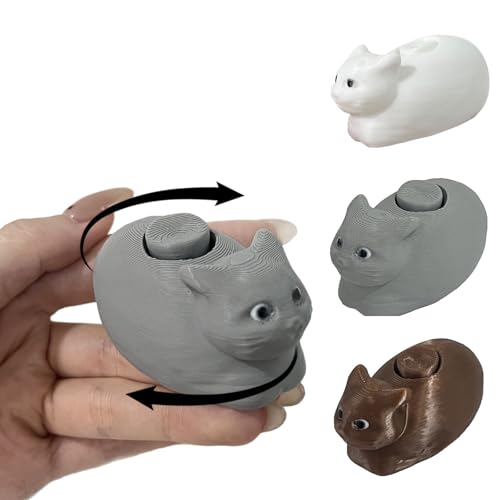 Drehende Katzenfigur Spielzeug, Oiia Oiia Manueller Stressabbau Desk Toy Für Kinder Ab 3 Jahren & Erwachsene, Dauerhafter Kunststoff Dekofigur Drehende Katzenfigur Spielzeug, Oiia Oiia Manueller Stressabbau Desk Toy Für Kinder Ab 3 Jahren & Erwachsene, Dauerhafter Kunststoff Dekofigur von Generisch