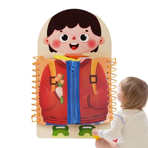 Dressing Boards - Lernbrett Für Lebenspraktische Fähigkeiten - Tragbares Holzspielzeug Mit Reißverschluss Schnürsenkel Und Schnalle Für Kindergarten Vorschule Zuhause Auto Reisen Dressing Boards - Lernbrett Für Lebenspraktische Fähigkeiten - Tragbares Holzspielzeug Mit Reißverschluss Schnürsenkel Und Schnalle Für Kindergarten Vorschule Zuhause Auto Reisen von Generisch