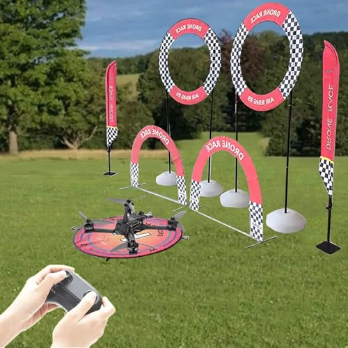 Drohne Hindernisparcours Kit, DIY Rennbahn für FPV Training, Anfänger bis Erwachsene Übungsset von Generisch