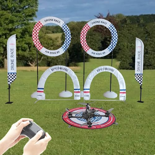 Drohne Hindernisparcours Kit, DIY Rennbahn für FPV Training, Anfänger bis Erwachsene Übungsset Drohne Hindernisparcours Kit, DIY Rennbahn für FPV Training, Anfänger bis Erwachsene Übungsset von Generisch