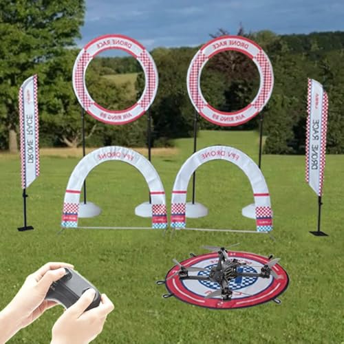 Drohne Hindernisparcours Kit, DIY Rennbahn für FPV Training, Anfänger bis Erwachsene Übungsset Drohne Hindernisparcours Kit, DIY Rennbahn für FPV Training, Anfänger bis Erwachsene Übungsset von Generisch