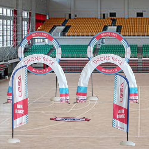 Drohne Hindernisparcours Kit Trainingstür mit Ringen fliegende Rennübungsbahn Kombination zur Geschicklichkeitsverbesserung Drohne Hindernisparcours Kit Trainingstür mit Ringen fliegende Rennübungsbahn Kombination zur Geschicklichkeitsverbesserung von Generisch