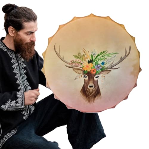 Drum Shaman | Elch-Drum, Instrumentalschaman | SUN CHEALER SHAMAN DRUM für spirituelle Musik, Reflexion und Meditation, Wohnkultur Drum Shaman | Elch-Drum, Instrumentalschaman | SUN CHEALER SHAMAN DRUM für spirituelle Musik, Reflexion und Meditation, Wohnkultur von Generisch