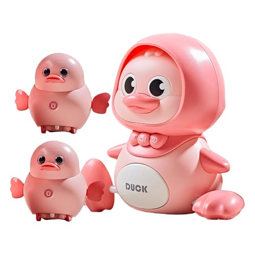 Duck Family Toy - Musical Duck Toys | Music Baby Toys | Kids Light Up Mother Duckling Toy | Toys with Duckling | Early Action Development for Kids Boys Girls Ages 1-3 von Generisch