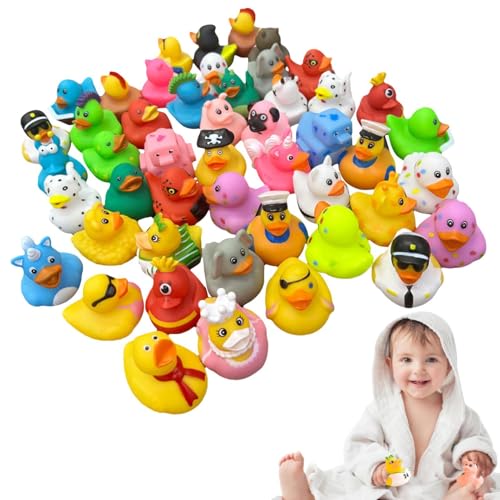 Duckies Toy Set - 25 PCs Gummi Enten für Kinder | Leichtes Pool- und Badspielzeug, Babypartygeschenke, Anreize im Klassenzimmer, Gunst der Geburtstagsfeier, unterhaltsame Aktivitäten, Vorschulspiel, g Duckies Toy Set - 25 PCs Gummi Enten für Kinder | Leichtes Pool- und Badspielzeug, Babypartygeschenke, Anreize im Klassenzimmer, Gunst der Geburtstagsfeier, unterhaltsame Aktivitäten, Vorschulspiel, g von Generisch