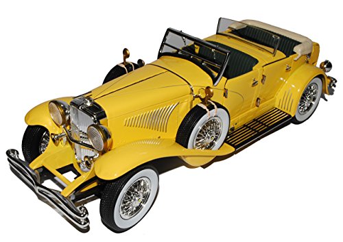 Duesenberg II SJ Gelb Cabrio Der Große Gatsby Film 1/18 Greenlight Modell Auto von Generisch