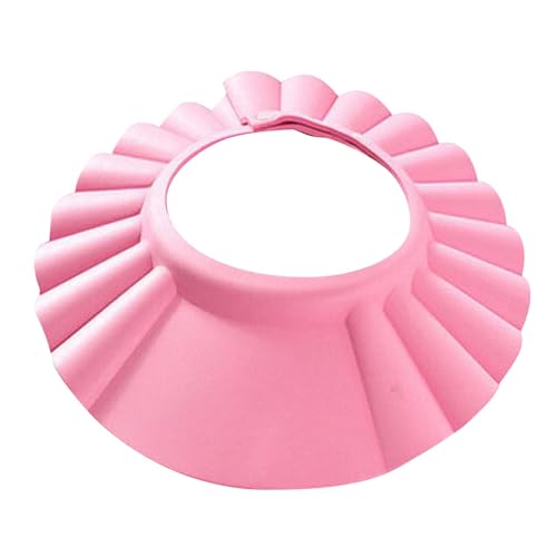 Duschhaube Kleinkind Badekappe Augenschutz Baby-Shampoo-Haube Duschkappe Shampoo-Haube Verhindert Eindringen von Wasser in die Augen Verstellbar 12-15cm Geschenke Jungen Mädchen (15x15x2cm) von Generisch