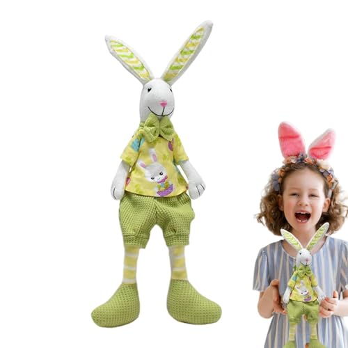 Easter Bunny Doll, Stuffed Easter Rabbit, Long Legged Bunny, Handmade Easter Toy, Handmade Soft Stuffed Bunny For Bedside, Bookshelf, Or Sofa Decoration, Bedside, Bookshelf, Or Sofa Decoration Easter Bunny Doll, Stuffed Easter Rabbit, Long Legged Bunny, Handmade Easter Toy, Handmade Soft Stuffed Bunny For Bedside, Bookshelf, Or Sofa Decoration, Bedside, Bookshelf, Or Sofa Decoration von Generisch