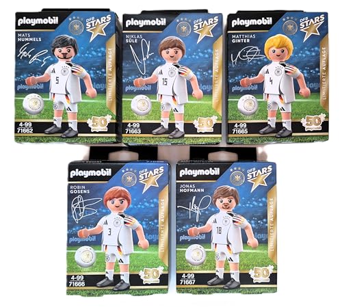 DFB Stars Euro 2024 - Set 5 Limitierte Sammelfiguren Süle Ginter Hummels Gosens Hofmann NEU DFB Stars Euro 2024 - Set 5 Limitierte Sammelfiguren Süle Ginter Hummels Gosens Hofmann NEU von Generisch