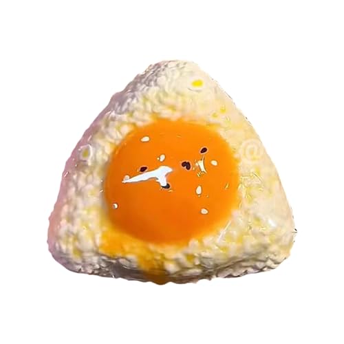 Eier Reisball Squeeze Toy - Slow Rebound Silicon Dekompression Spielzeug | Squishs Toys | Eigelb Reiskugel Stressbekämpfung Spielzeug | Weiche Squeeze -Entlüftungsspielzeug zur Handentspannung Eier Reisball Squeeze Toy - Slow Rebound Silicon Dekompression Spielzeug | Squishs Toys | Eigelb Reiskugel Stressbekämpfung Spielzeug | Weiche Squeeze -Entlüftungsspielzeug zur Handentspannung von Generisch