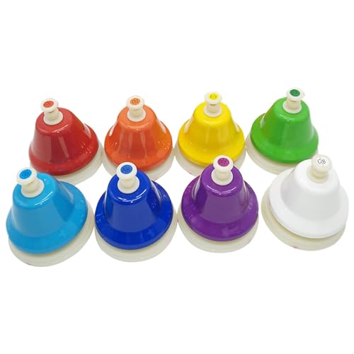 Eight Tone Bells, Colorful Class Bell, Musical Hand Bells, Educational Music Instrument, Toddler Musical Instrument, Vibrant Hand Bells, Children's Musical Bells, Kids Music Bells Set Eight Tone Bells, Colorful Class Bell, Musical Hand Bells, Educational Music Instrument, Toddler Musical Instrument, Vibrant Hand Bells, Children's Musical Bells, Kids Music Bells Set von Generisch