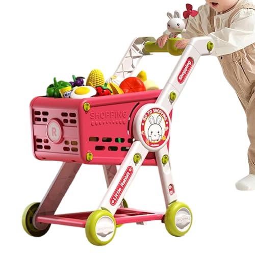 Einkaufswagen Für Kinder 1-3 Jahre,Spielzeug Einkaufswagen Mit Zubehör Für Kleinkinder - Interaktiver Lernspielzeug Rollenspielwagen Für Mädchen Kindergartenkinder Vorschüler Geschenk Einkaufswagen Für Kinder 1-3 Jahre,Spielzeug Einkaufswagen Mit Zubehör Für Kleinkinder - Interaktiver Lernspielzeug Rollenspielwagen Für Mädchen Kindergartenkinder Vorschüler Geschenk von Generisch