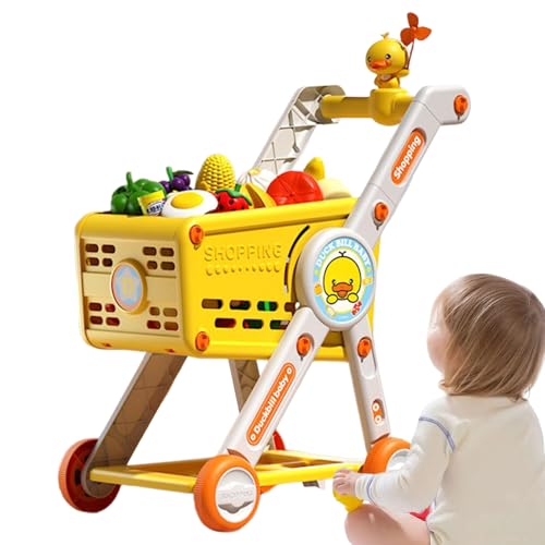 Einkaufswagen | Spielzeug Supermarkt Einkaufswagen Einkaufstrolley | Kinder Spielsupermarkt Rollenspiel Wagen Für Und Mädchen Einkaufswagen | Spielzeug Supermarkt Einkaufswagen Einkaufstrolley | Kinder Spielsupermarkt Rollenspiel Wagen Für Und Mädchen von Generisch