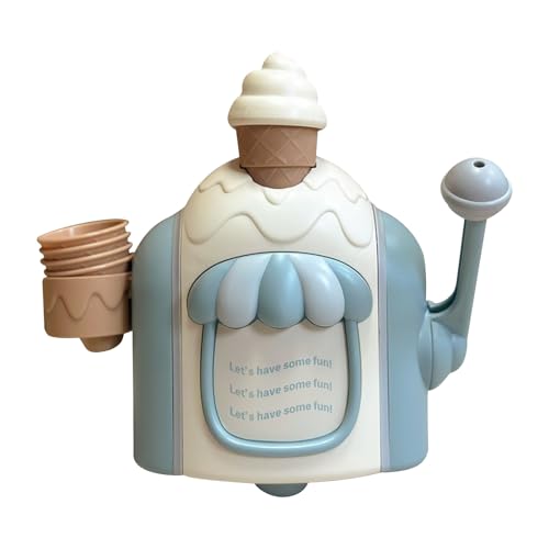 Eismaschine Badewanne Spielzeug Kinder Schaumeismaschine Badewannenspielzeug Schaummaschine Badespielzeug Wasserspielzeug Baby ab 2 3 4 jahre für Badewannen, Geschenk für Mädchen Junge(A) von Generisch