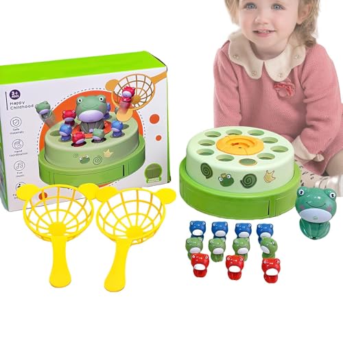 Electric Frog Bounce Game Set - Interaktives rotierendes Musikspielzeug mit Lichtern | Fun Family Party -Spiel für Kleinkinder, Kinder, & Mädchen | Koordinations- und Aktivitätsspielzeug Electric Frog Bounce Game Set - Interaktives rotierendes Musikspielzeug mit Lichtern | Fun Family Party -Spiel für Kleinkinder, Kinder, & Mädchen | Koordinations- und Aktivitätsspielzeug von Generisch