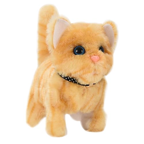 Electronic Kitty Companion - Motion Antworten Sound Toy, Realistic Plush Talking Cat, Soft Touch Response Doll | Lustige Tiere Meowing, Simulation von lebendigen, pelzigen Haustieren, co Electronic Kitty Companion - Motion Antworten Sound Toy, Realistic Plush Talking Cat, Soft Touch Response Doll | Lustige Tiere Meowing, Simulation von lebendigen, pelzigen Haustieren, co von Generisch