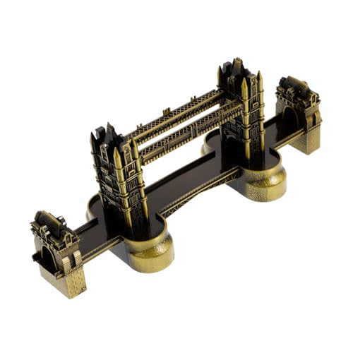 Elegante Tower Bridge Statue Metall Home Dekoration Britische Architektur Skulptur Für Schreibtisch von Generisch