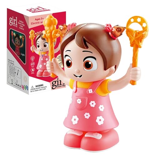 Elektrische Puppe für Mädchen, Elektrische Puppe für Mädchen, Elektrische Puppe, leuchtende Purzelbäume, singende Puppe, Motorik-Lernspielzeug, süßes Kinderspielzeug für Mädchen und Kinder Elektrische Puppe für Mädchen, Elektrische Puppe für Mädchen, Elektrische Puppe, leuchtende Purzelbäume, singende Puppe, Motorik-Lernspielzeug, süßes Kinderspielzeug für Mädchen und Kinder von Generisch