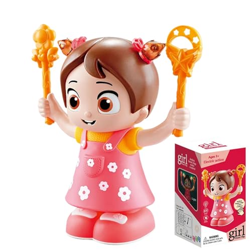 Elektrische Puppe für Mädchen, Elektrische Puppe für Mädchen,Singende Puppe, beleuchtet, mit Musik, elektrische Puppe - Interaktives, süßes Lernspielzeug, Motorik-Kinderspielzeug für Mädchen Elektrische Puppe für Mädchen, Elektrische Puppe für Mädchen,Singende Puppe, beleuchtet, mit Musik, elektrische Puppe - Interaktives, süßes Lernspielzeug, Motorik-Kinderspielzeug für Mädchen von Generisch