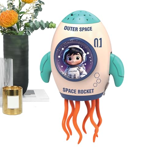Elektrisches Tanzspielzeug | Elektrisches Raketenspielzeug | Musikalische Beleuchtete Projektor Puppe Für Party Indoor Feiertag Familie Festival Tisch Zuhause Event | Mädchen Kinder Ab 3 von Generisch