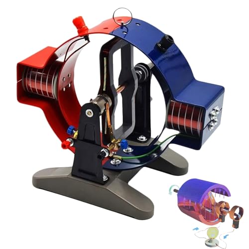 Elektromotor-Demonstrator, Wechselstrom- und Gleichstrom-Doppelzweckmotoren Generatormodell für Physik und Elektromagnetismus-Ausbildung, ideal für physikalische Experimente von Generisch