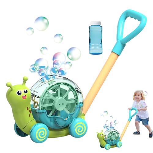 Elektronische Seifenblasenmaschine | Schiebespielzeug für Kleinkinder | Seifenblasenmaschine, Schiebespielzeug für den Garten, Blasengebläse-Hersteller für Partyspiele, Lauflernhilfe für Babys, Spielz Elektronische Seifenblasenmaschine | Schiebespielzeug für Kleinkinder | Seifenblasenmaschine, Schiebespielzeug für den Garten, Blasengebläse-Hersteller für Partyspiele, Lauflernhilfe für Babys, Spielz von Generisch