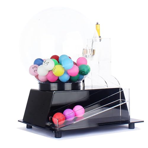 Elektronischer Bingo-Ballkäfig mit 100 Bällen, automatische Lotterie-Ziehmaschine für Familien- und Gruppenunterhaltung Elektronischer Bingo-Ballkäfig mit 100 Bällen, automatische Lotterie-Ziehmaschine für Familien- und Gruppenunterhaltung von Generisch