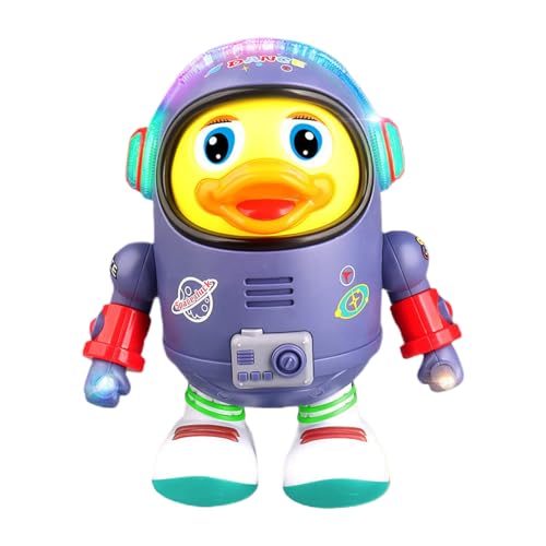 Elektrotanzende Ente - süßes Space Duck Toy, Walking Singing Roboter | Tanzspielzeug für Kinder mit Musik Leichter Effekt, für Kleinkinder Mädchen 3 und Up, Geburtstagsgeschenk -Heimspielschule von Generisch