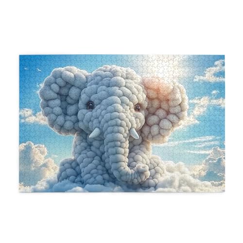 Elephant Cloud 1000 Teile Puzzle für Erwachsene Holzpuzzles für Erwachsene Geschenke Wohnkultur Elephant Cloud 1000 Teile Puzzle für Erwachsene Holzpuzzles für Erwachsene Geschenke Wohnkultur von Generisch