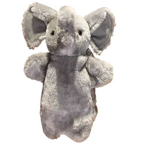 Elephant Hand Puppet, Kids Animal Puppets, 10.24x5.91x1.97 inches Jumbo Plush Puppet, Compact Interactive Stuffed Toy for Show Theater, Birthday von Generisch