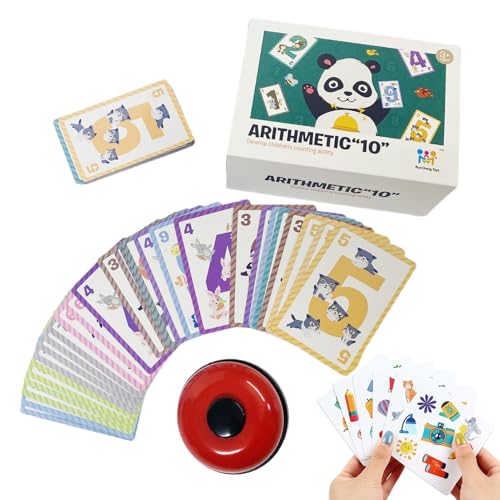 Eltern-Kind Brettspiel, Muster Zuordnung Kartenspiel, Klassisches Interaktives Lernspiel Mit Signalglocke Für Mädchen Und Kinder Zur Frühförderung von Generisch