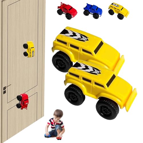 Emboadlie Car Toy Wall Climbing, 2025 New Magnetic Wall Climbing Car, 2PCS Available ableu Magnetic Anti-Gravity Play Wall-Climbing Toy Cars, That Drive On Walls and Ceiling (Type C) von Generisch