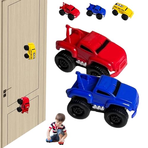 Emboadlie Car Toy Wall Climbing, 2025 New Magnetic Wall Climbing Car, 2PCS Available ableu Magnetic Anti-Gravity Play Wall-Climbing Toy Cars, That Drive On Walls and Ceiling (Type D) von Generisch