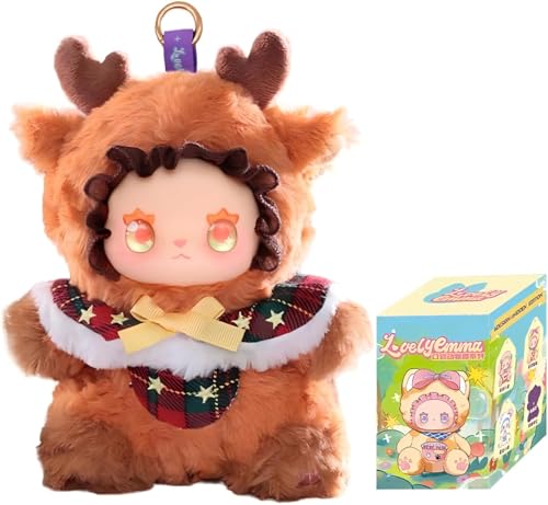 Emma Pocket Zoo Plüsch-Schlüsselanhänger Blind Box – Zufälliger Tiercharakter mit beweglichen Ohren & Schwanz | Weiches Kuscheltier als Tasche Deko & Sammlerfigur | 1 von 8 Designs (inkl. Geheimfigur) von Generisch
