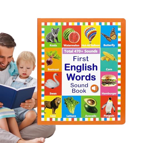 Englisch Lernbuch Für Wörter | Kinder Englisch Wörterbuch Mit Ton | Pädagogisches Lernspielzeug mit Vokabeln für Kindergarten Vorschule Reisen Mädchen 2-6 Jahre Englisch Lernbuch Für Wörter | Kinder Englisch Wörterbuch Mit Ton | Pädagogisches Lernspielzeug mit Vokabeln für Kindergarten Vorschule Reisen Mädchen 2-6 Jahre von Generisch
