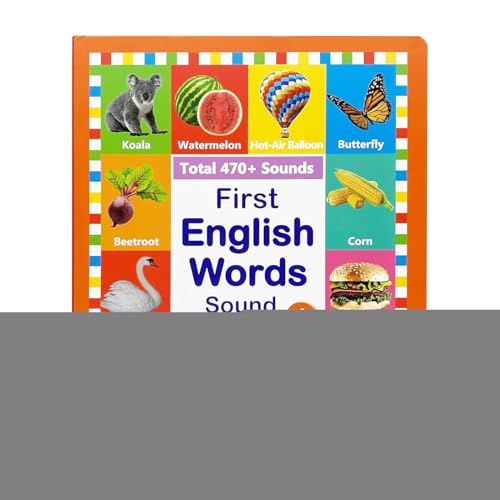 English Words Book, Interactive Speaking Vocabulary Book, Colorful Educational Language Learning Tool with Sound Buttons, Fun Study Activity for Kids Ages 2–6 at Home or Preschool English Words Book, Interactive Speaking Vocabulary Book, Colorful Educational Language Learning Tool with Sound Buttons, Fun Study Activity for Kids Ages 2–6 at Home or Preschool von Generisch