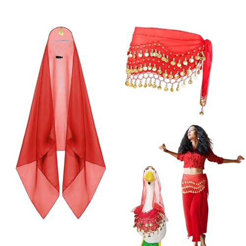 Enten Verkleidungen,Garten Gänse Kostüm | Hut Paillettenrock Figuren Zubehör Gartendeko Für Fest Event Party Vorgarten Terrasse Campingplatz Enten Verkleidungen,Garten Gänse Kostüm | Hut Paillettenrock Figuren Zubehör Gartendeko Für Fest Event Party Vorgarten Terrasse Campingplatz von Generisch