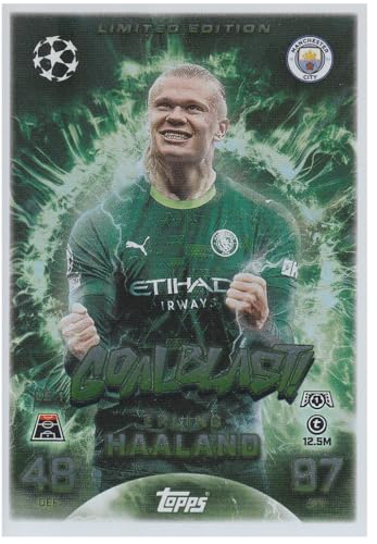 Erling Haaland t 12.5M Mittelstürmer Man City, CL 2025/26 Limited Edition Fußball Sammelkarte LE 1 Erling Haaland t 12.5M Mittelstürmer Man City, CL 2025/26 Limited Edition Fußball Sammelkarte LE 1 von Generisch