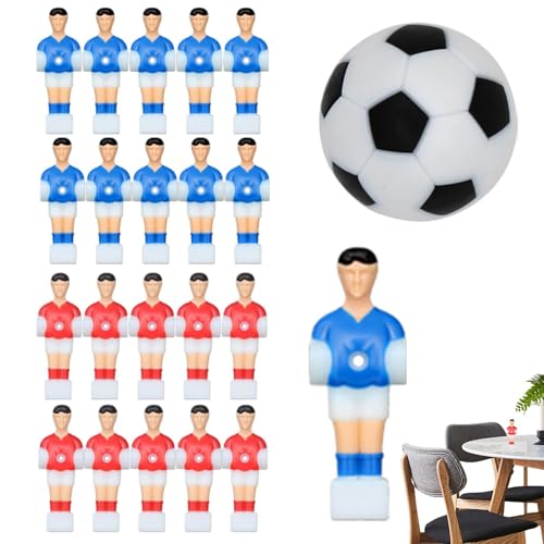 Ersatzspieler, Fußballmänner - 22x Harz Fußballmänner Figuren - Kinderspielzubehör, Nicht -Slip -Hockey -Geräteersatz für Kinder Mädchen Ersatzspieler, Fußballmänner - 22x Harz Fußballmänner Figuren - Kinderspielzubehör, Nicht -Slip -Hockey -Geräteersatz für Kinder Mädchen von Generisch