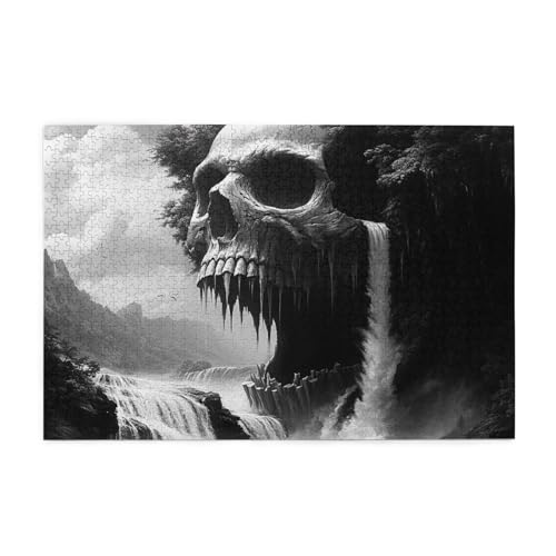 Erstaunliche 3D-Totenkopf-Puzzles für Erwachsene, 1000 Teile, Holzpuzzles für Erwachsene, Geschenke, Heimdekoration Erstaunliche 3D-Totenkopf-Puzzles für Erwachsene, 1000 Teile, Holzpuzzles für Erwachsene, Geschenke, Heimdekoration von Generisch