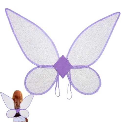 Erwachsene Feenflügel | Flügel für Erwachsene - Feenflügel, glänzende transparente Prinzessinnenflügel, Engelsflügel, geeignet für Halloween-Kostüme und zum Aufnehmen schöner Fotos von Generisch